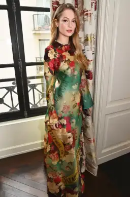 Zimmermann Wonderland Bias Slip Maxi Dress Peony Garden Floral Size 1 / AU 10