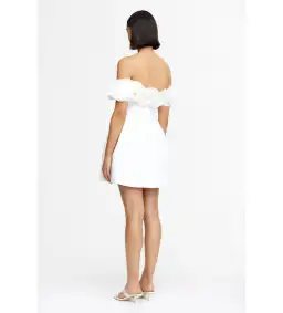Acler Trusley Mini Dress Ivory Size 14 for rent on The Volte - image 3