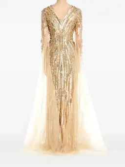 Jenny Packham Planalto Sequin Embellished Maxi Gown Size AU 16 for rent on The Volte - image 2