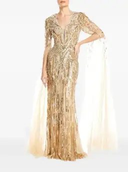 Jenny Packham Planalto Sequin Embellished Maxi Gown Size AU 16 for rent on The Volte - image 1