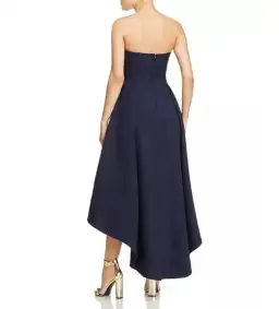 C/MEO Collective We Woke Up Strapless High-Low Midi Dress Navy Size XS AU 6 for rent on The Volte - image 3