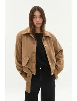 CALYX VEGAN SUEDE JACKET