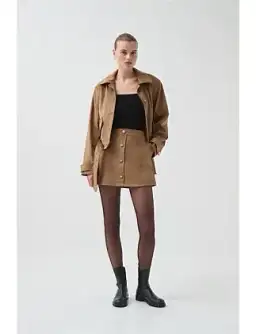 CALYX VEGAN SUEDE JACKET