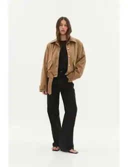 CALYX VEGAN SUEDE JACKET
