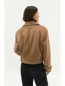 CALYX VEGAN SUEDE JACKET