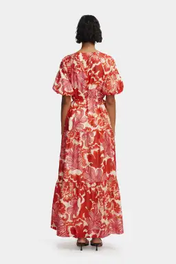 Hansen and Gretel Margiela Maxi Dress Scarlet Garden Size AU 6 for rent on The Volte - image 4