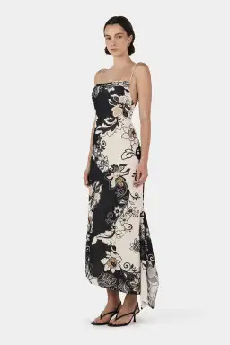 Hansen and Gretel Lani Dress Nightgarden Midi Size AU 6 for rent on The Volte - image 4