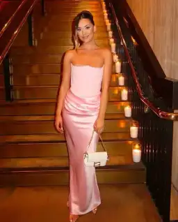 House of CB Persephone Dress Rose Shadow S/Au 8  for rent on The Volte - image 1