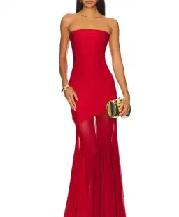 Deme By Gabriella Dahlia Gown Red Size AU 10 for rent on The Volte - image 2