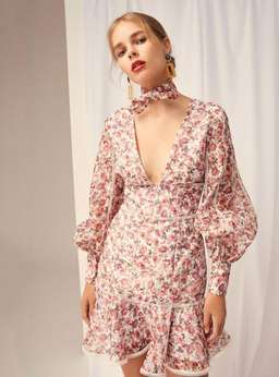 Keepsake One Love Long-sleeve Minidress Size L