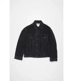 Acne Studios Denim Jacket in Black Size 8  for rent on The Volte - image 4