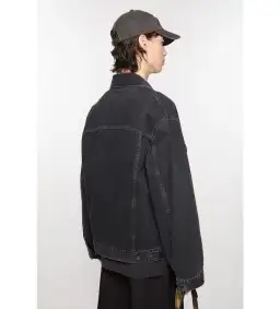 Acne Studios Denim Jacket in Black Size 8  for rent on The Volte - image 3