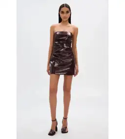 Misha The Alston Glazed Mini Dress Port Size M / AU 8-10 for rent on The Volte - image 1