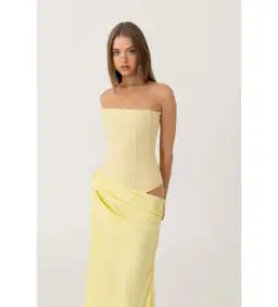 HNTR the label Huxley Gown Lemon Size AU 8 for rent on The Volte - image 5