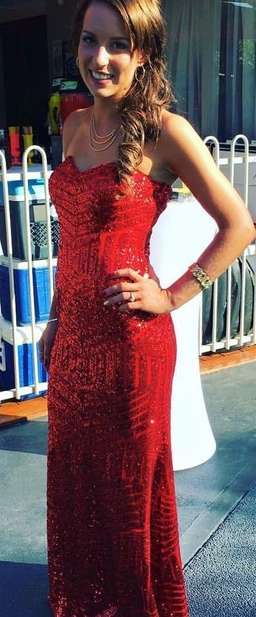 Bariano Sequin Dress size 8 for rent on The Volte - image 1