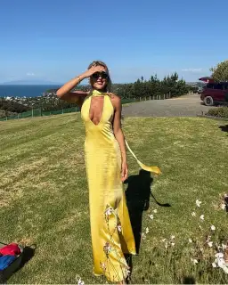 I AM DELILAH Margot Maxi Daffodil Size AU 8