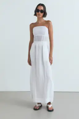 Viktoria Woods Rome Bustier White Size 1/aU 8  for rent on The Volte - image 1