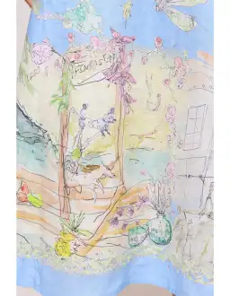 Alemias Anouk Midi Dress Multi Size 8 for rent on The Volte - image 3