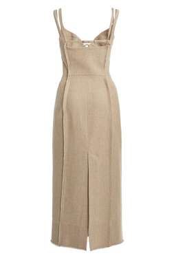 Jacquemus Valerie Woven Midi Dress