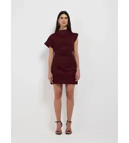 Sheike Paris Nights Mini Dress Burgundy Size AU 18 for rent on The Volte - image 1