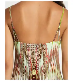 Sass & Bide Phoenix Asymmetric Hem Midi Dress Multi Print Size 6 for rent on The Volte - image 4