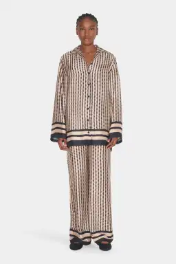 Justine Relaxed Pant Black Diamond