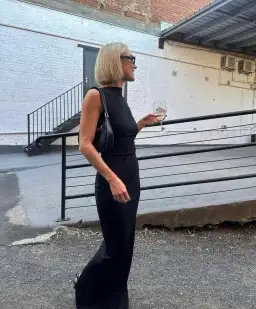 Effie Kats Verona Gown Black Size XS / AU 6 for rent on The Volte - image 3