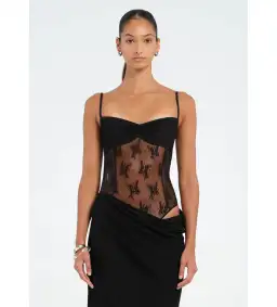 BENNI Akio Maxi Dress Black Size AU 10 for rent on The Volte - image 4