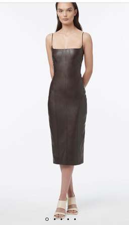 Manning Cartell Alter Egos Backless Midi Dress Brown Size 8 for rent on The Volte - image 1