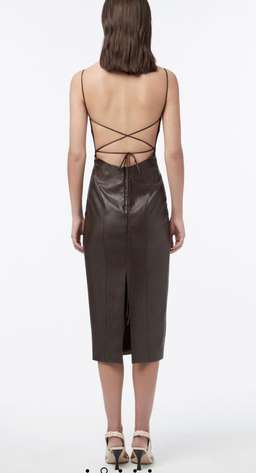 Manning Cartell Alter Egos Backless Midi Dress Brown Size 8 for rent on The Volte - image 3