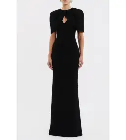 Rebecca Vallance Cameron Gown Black Size AU 10 for rent on The Volte - image 1