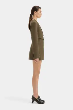 Sir The Label Sartoria Mini Dress Chocolate Marle Size 1 / AU 8 for rent on The Volte - image 2