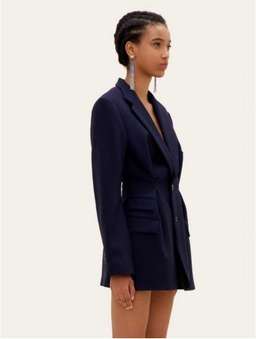 JACUEMUS Raffaella Jacket dress navy size 10 