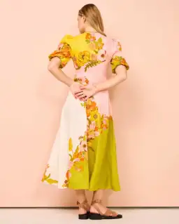 Alemais Silas Midi Dress Multi Size 16 for rent on The Volte - image 2