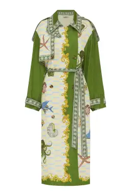 Alémais Bath House Trench Multi Size 14 for rent on The Volte - image 7