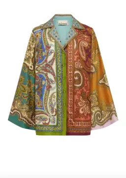 Alémais Clemenza Shirt and Scarf Skirt Set Multi Size 16 for rent on The Volte - image 7