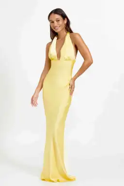 Lexi Novia Maxi Dress Pineapple Yellow Size L / Size 12