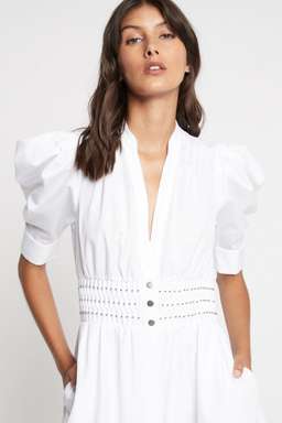 Sass and Bide Electric City White Shirt Dress size 10 for rent on The Volte - image 4