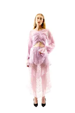 ALICE By Alice McCall Gypsie Maxi Skirt in Lavender Size 12