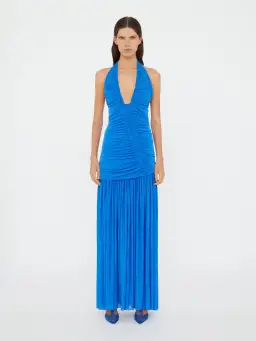 Christopher Esber Orion Gown in Lapis Blue Size 10 for rent on The Volte - image 1