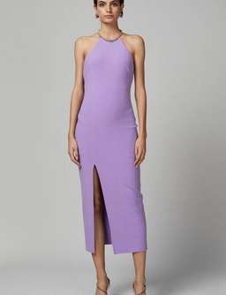 Bec & Bridge Candy Midi Dress Lilac Size 8 for rent on The Volte - image 4