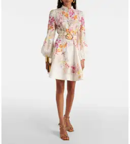 Zimmermann Natura Mini Dress Floral Size 2/Au 12  for rent on The Volte - image 1