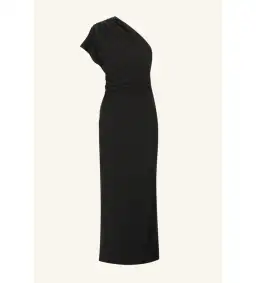 Shona Joy Beau Asymmetrical Midi Dress Black Size 12 for rent on The Volte - image 6