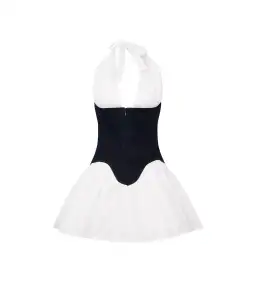 MESHKI Merlyn Denim Cotton Mini Dress Indigo Blue Size S AU 8 for rent on The Volte - image 7