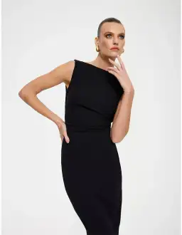 Effie Kats Verona Gown Black Size XS AU 6 for rent on The Volte - image 3