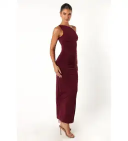 Runaway The Label Karmina Midi Dress Merlot Size AU 8 for rent on The Volte - image 4