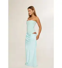 HNTR The Label Huxley Gown Aqua Size 8 for rent on The Volte - image 2