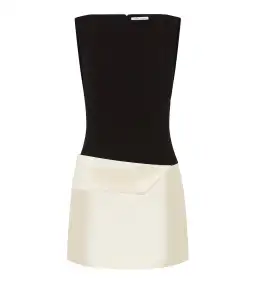 Rachel Gilbert Rikki Fold over Stretch-crepe Mini Dress in Multi Size AU 10 for rent on The Volte - image 4