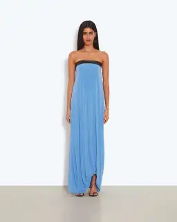 Rat and Boa Antonie Dress Maxi Blue Size AU 4