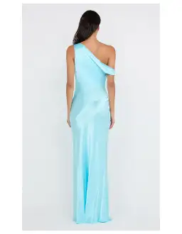 Bec and Bridge Sol Asym Maxi Dress Turquoise Size 6 for rent on The Volte - image 5